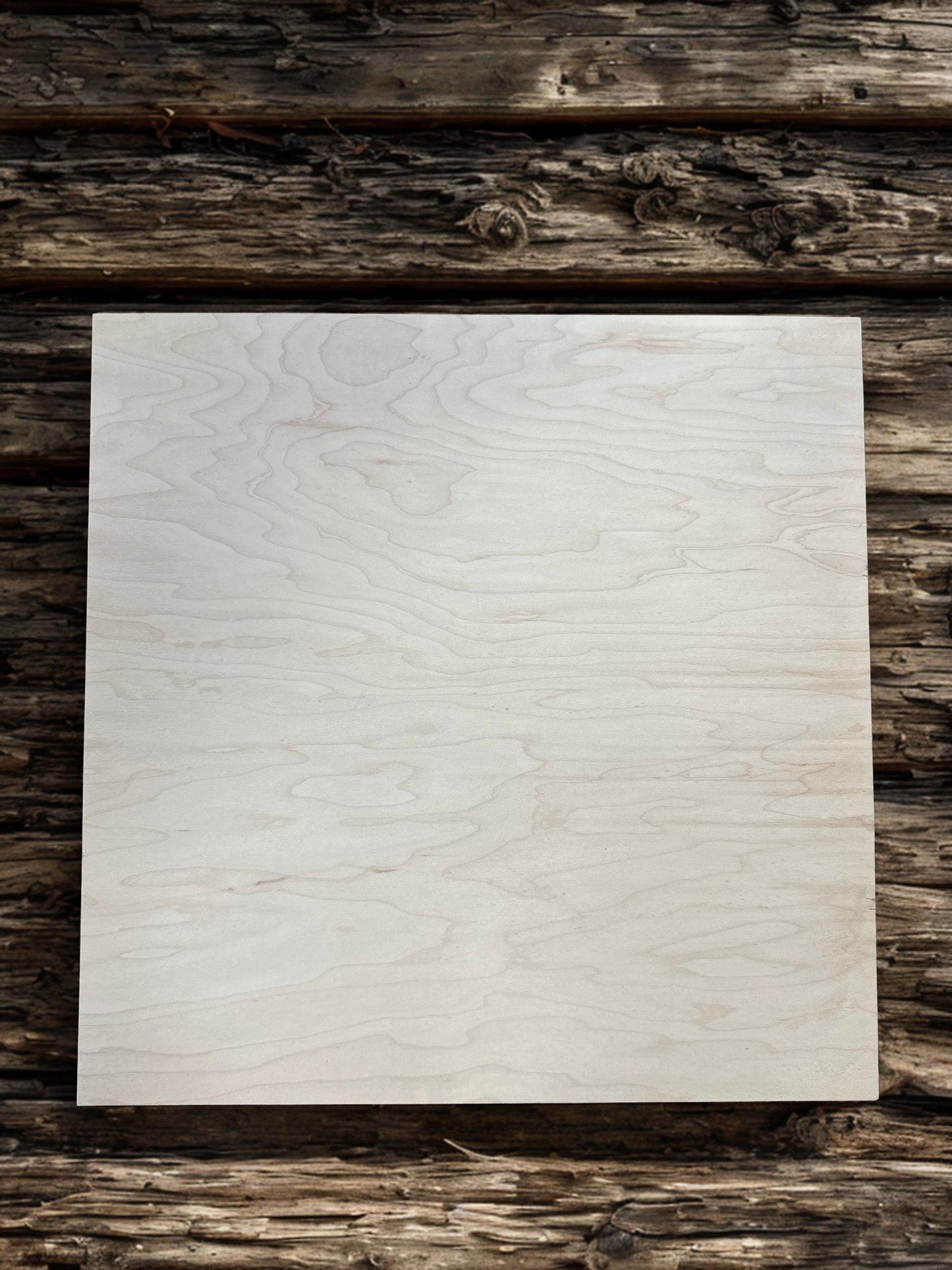 15” x 15” Maple Wood Square | Hand Cut Craft Blank | Ready to Craft