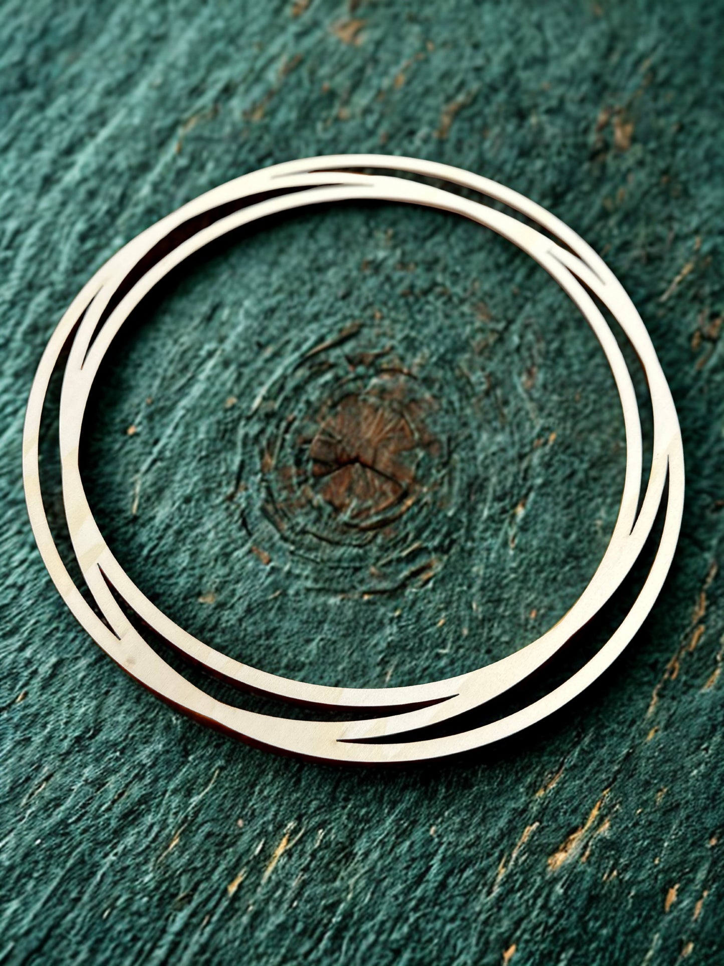 1/4-inch Wreath laser blank.