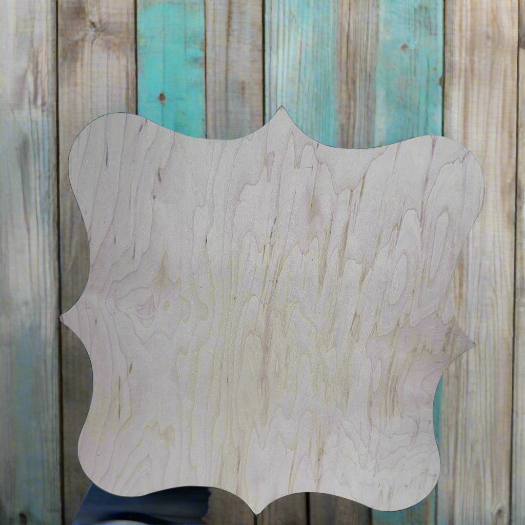 Bracket shape 1/2-inch birch plywood