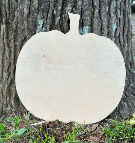 Pumpkin wood blank. 15x15. Made from 1/2 inch birch plywood.