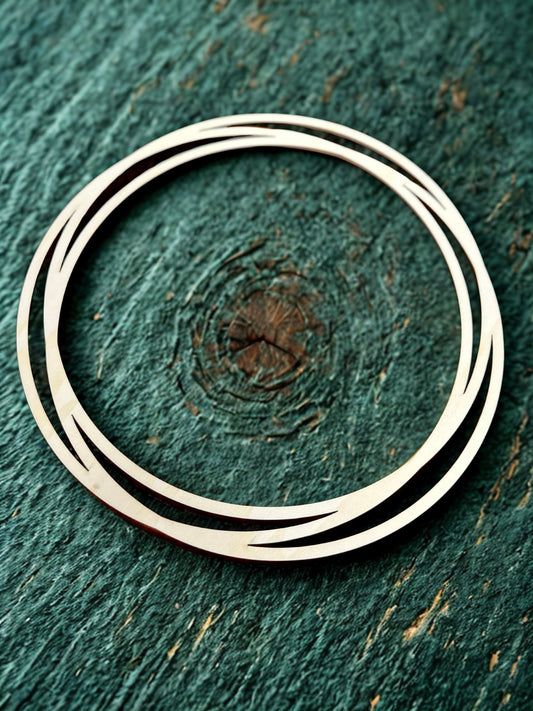 1/4-inch Wreath laser blank.