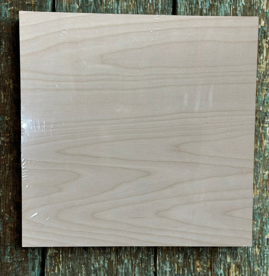 Square 12x12 1/4 inch birch plywood Bundle.