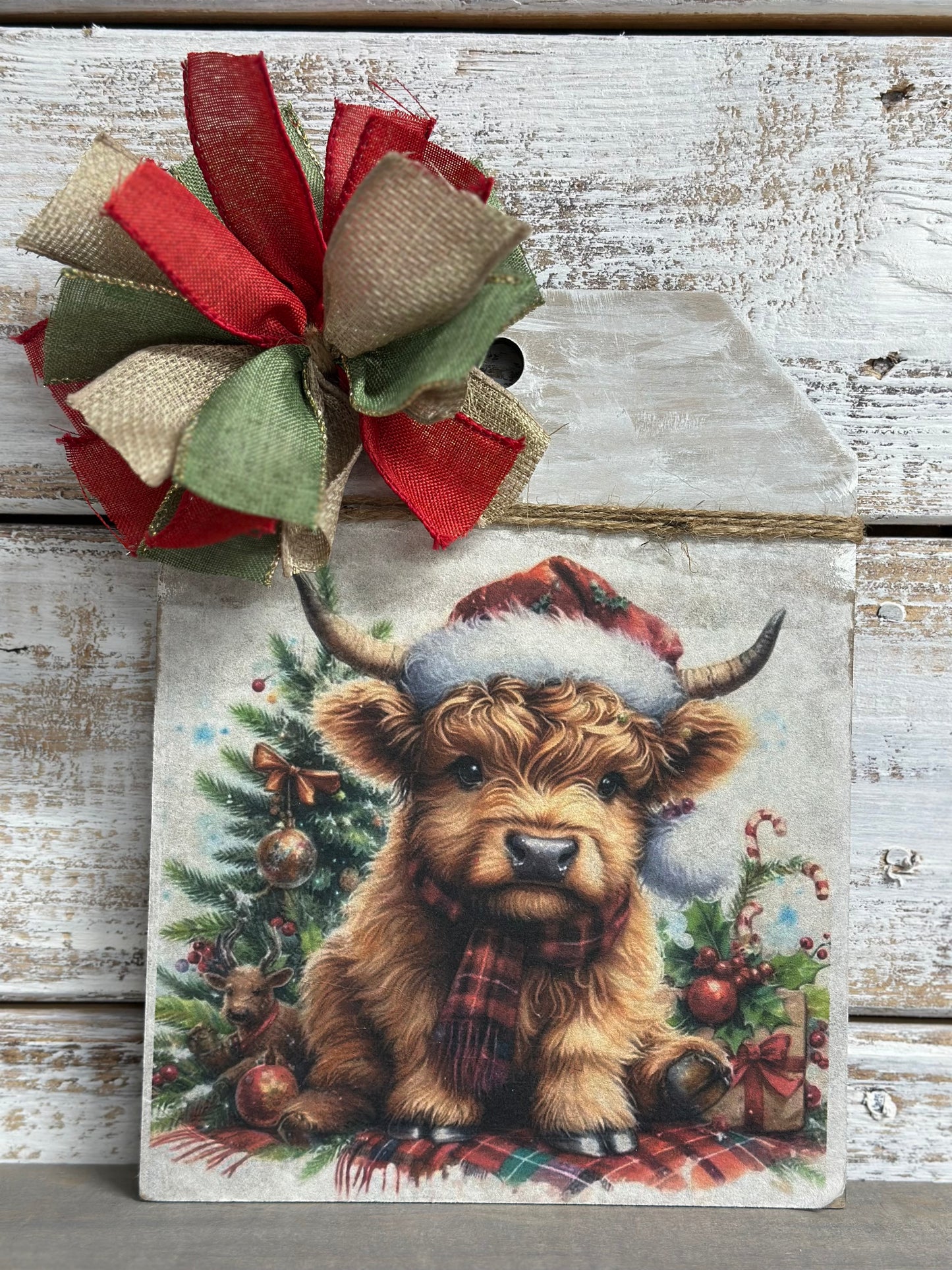 Laser cute wood tag