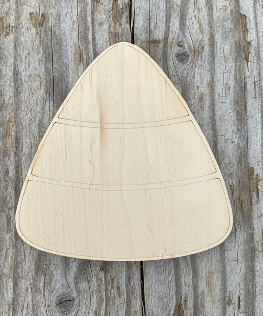 Mini candy corn laser blank