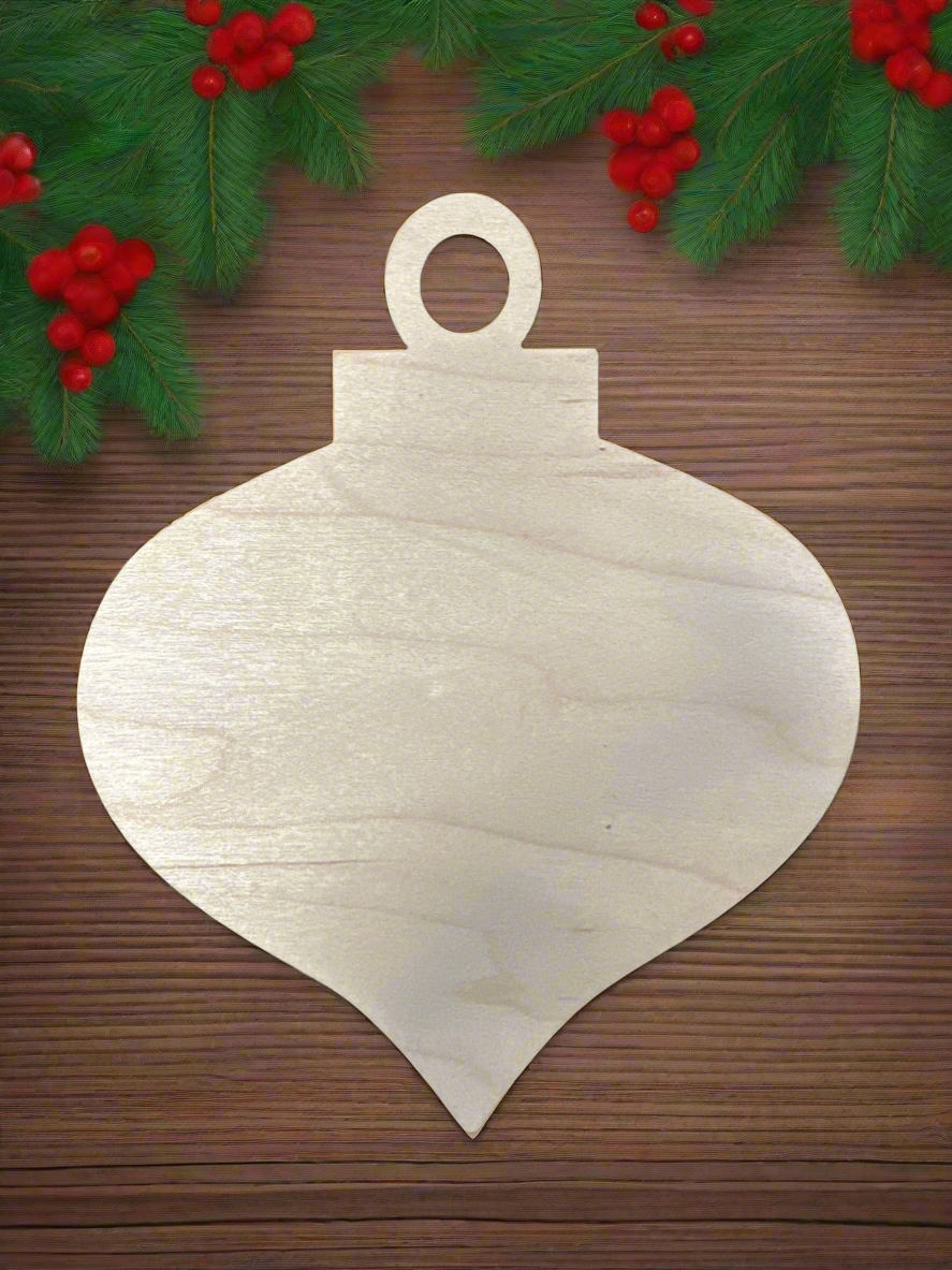 Christmas ornament laser blank. Bundle of 5