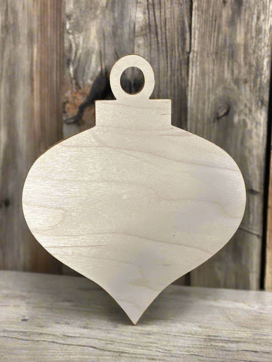 Christmas ornament laser blank. Bundle of 5