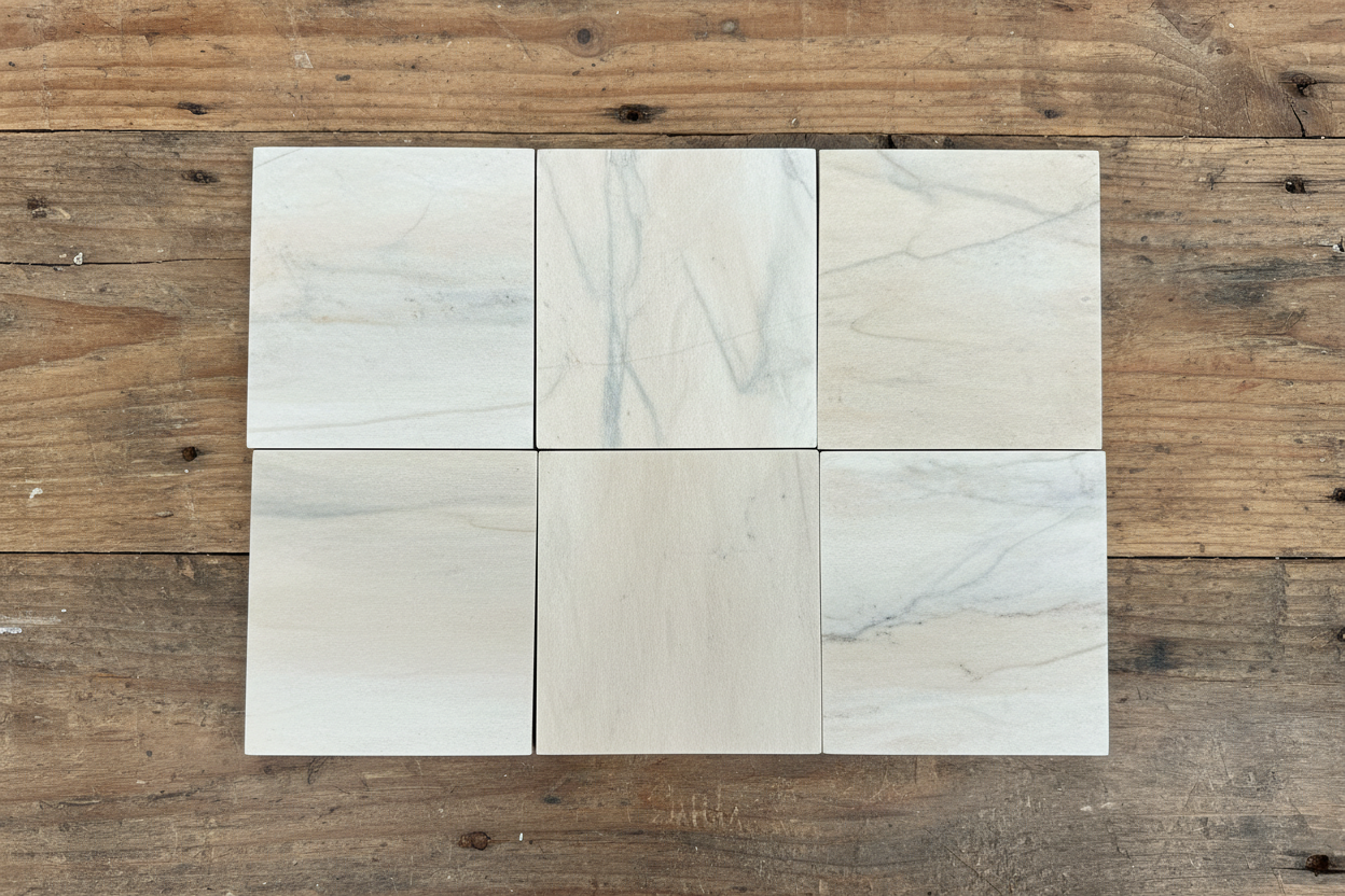 5x5 Poplar Plywood Blanks (Set of 6) – 1/2” Thick – Hand Cut Craft Squares – Ready to Paint, Stain & Engrave