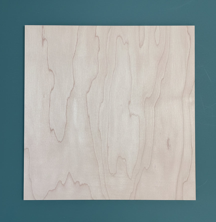 Square 12x12 1/2-inch birch