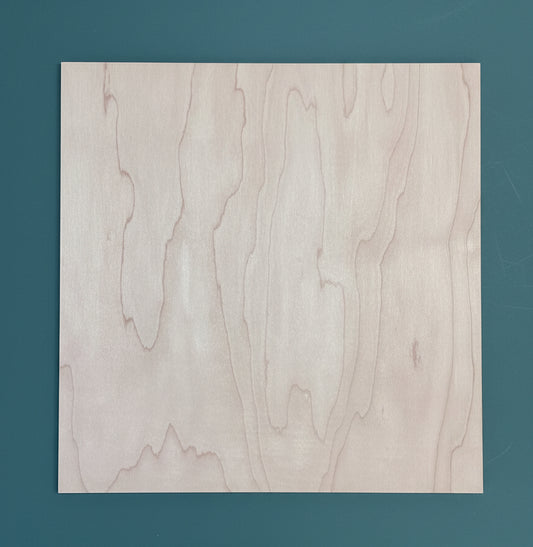 Square 12x12 1/2-inch birch
