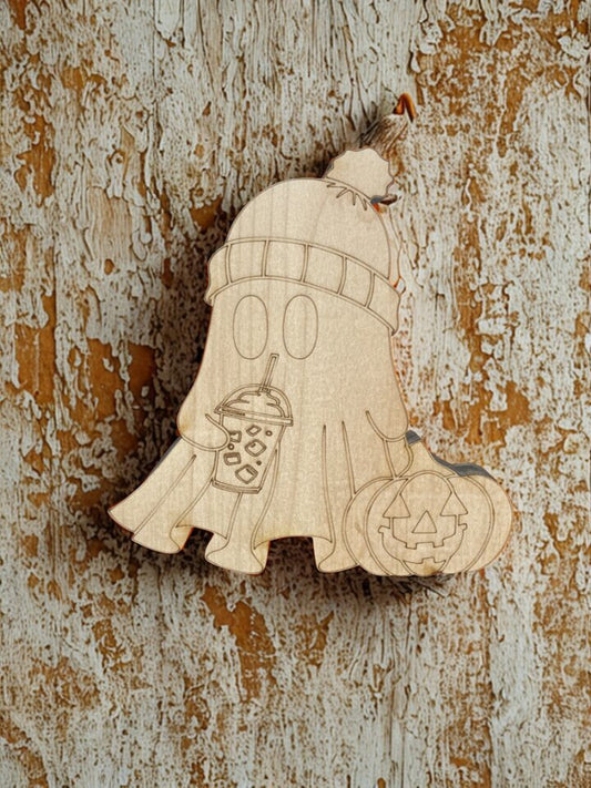 Mini etched Ghost