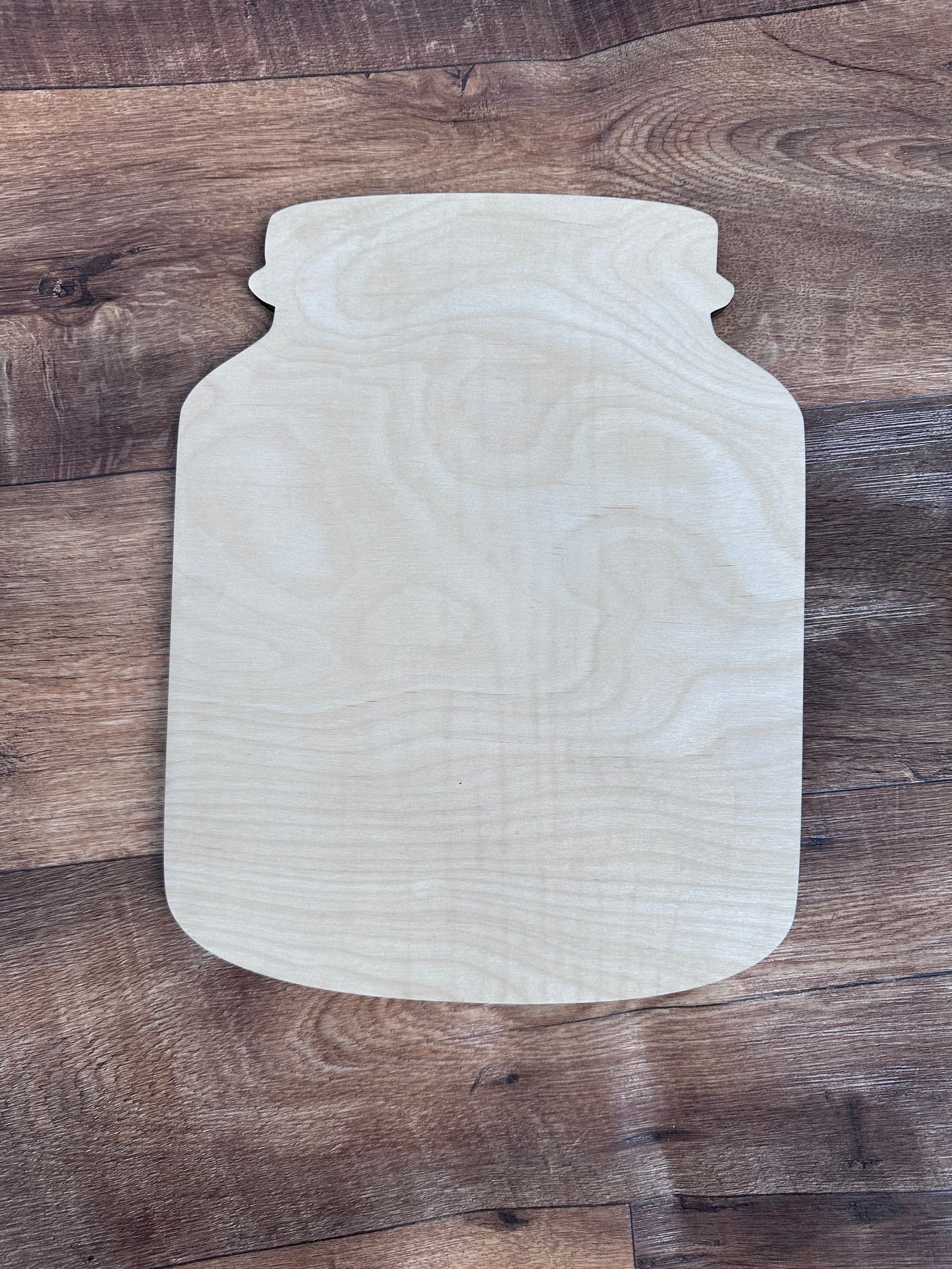 1/2 inch Birch plywood mason jar sign . Measuring 16x12