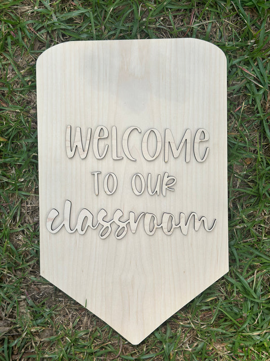 Welcome to our classroom pencil laser blank