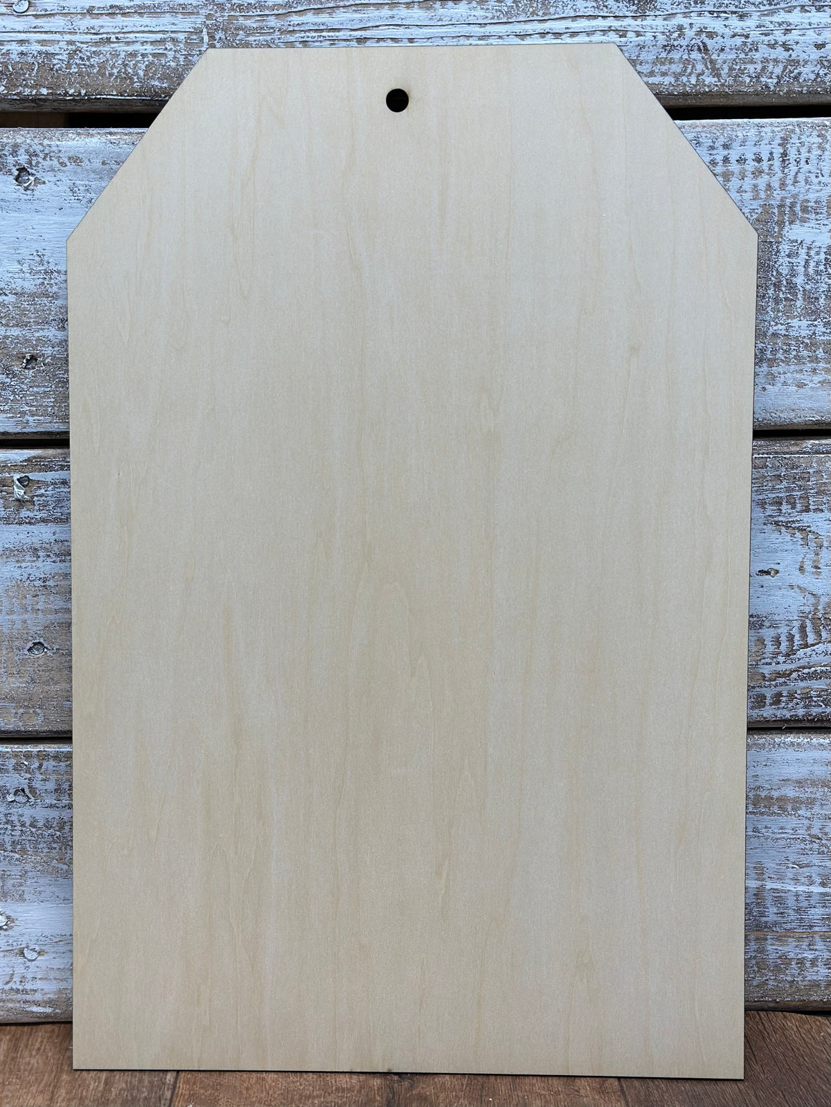 18x12 inch tag made from1/2-inch  birch plywood.