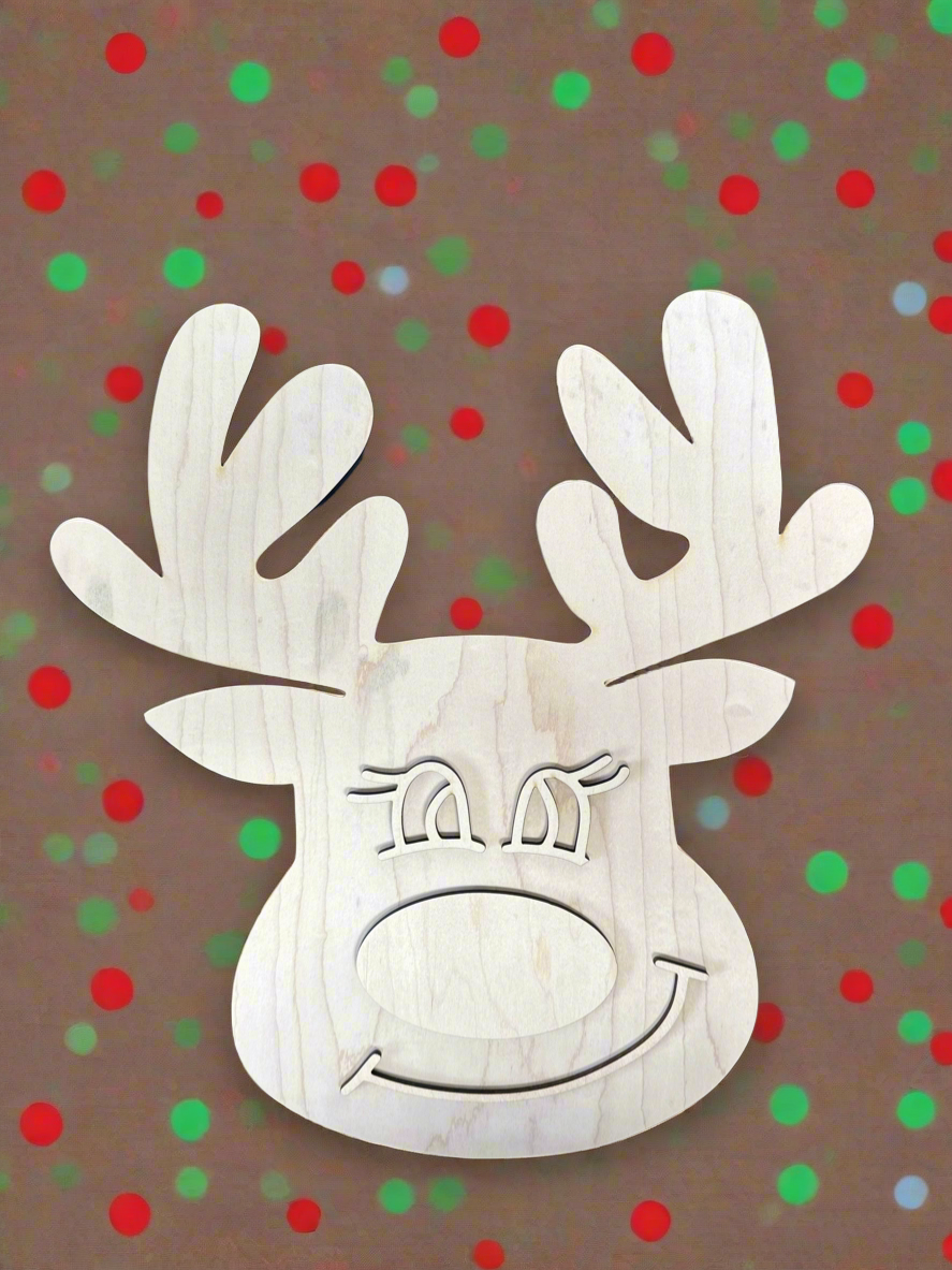 Reindeer 3D laser blank kit